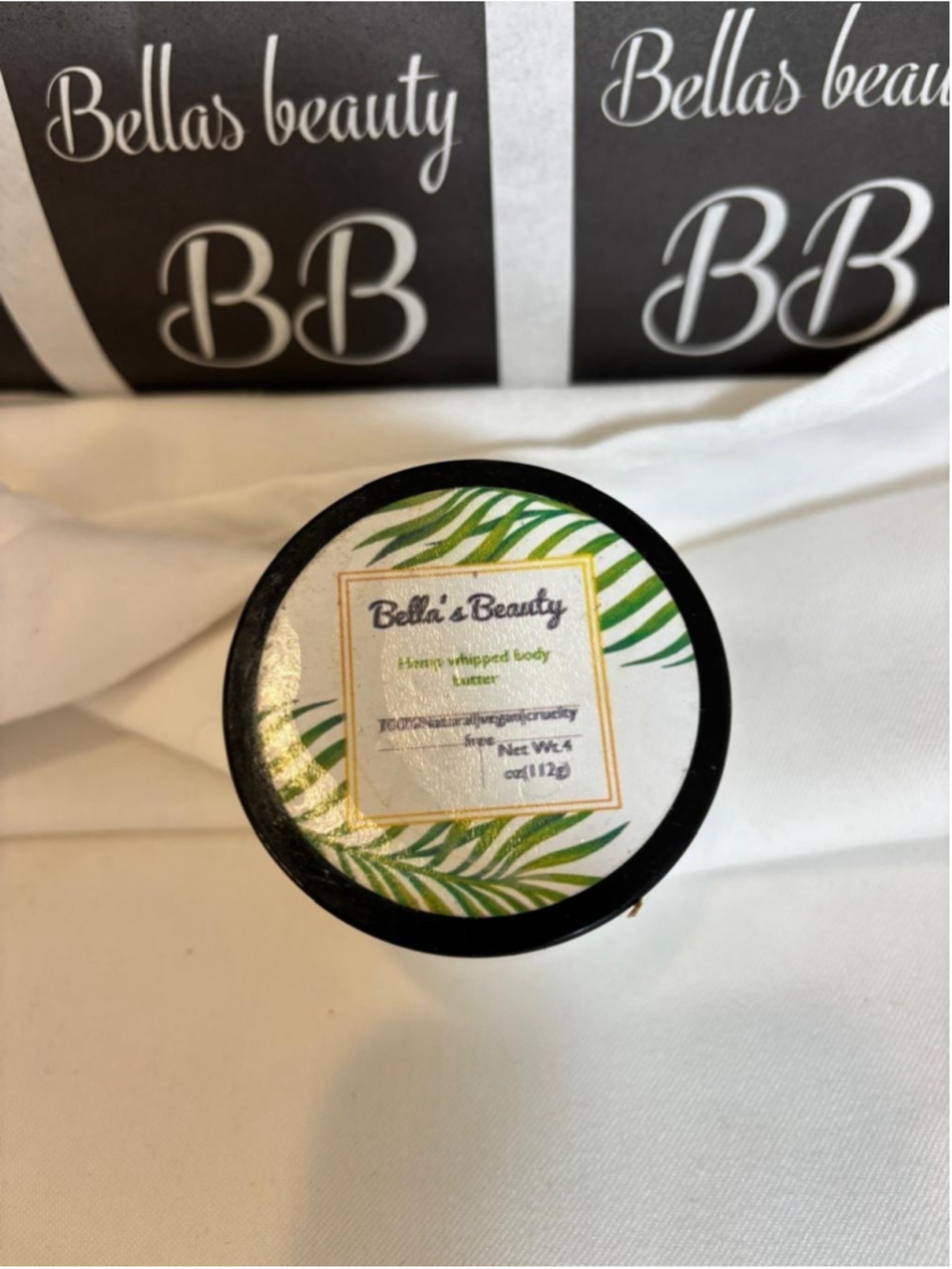Hemp Whipped Body Butter 4oz Vegan Natural Artisan Bellas Beauty #V29P x39